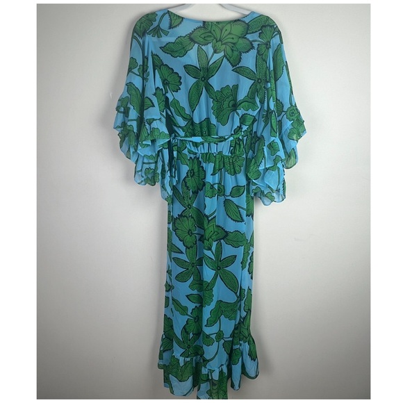 CAbi Green Floral Midi Dress - Picture 4 of 14
